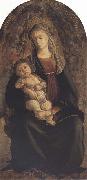 Sandro Botticelli Madonna and Child in Glory with Cherubim oil painting artist